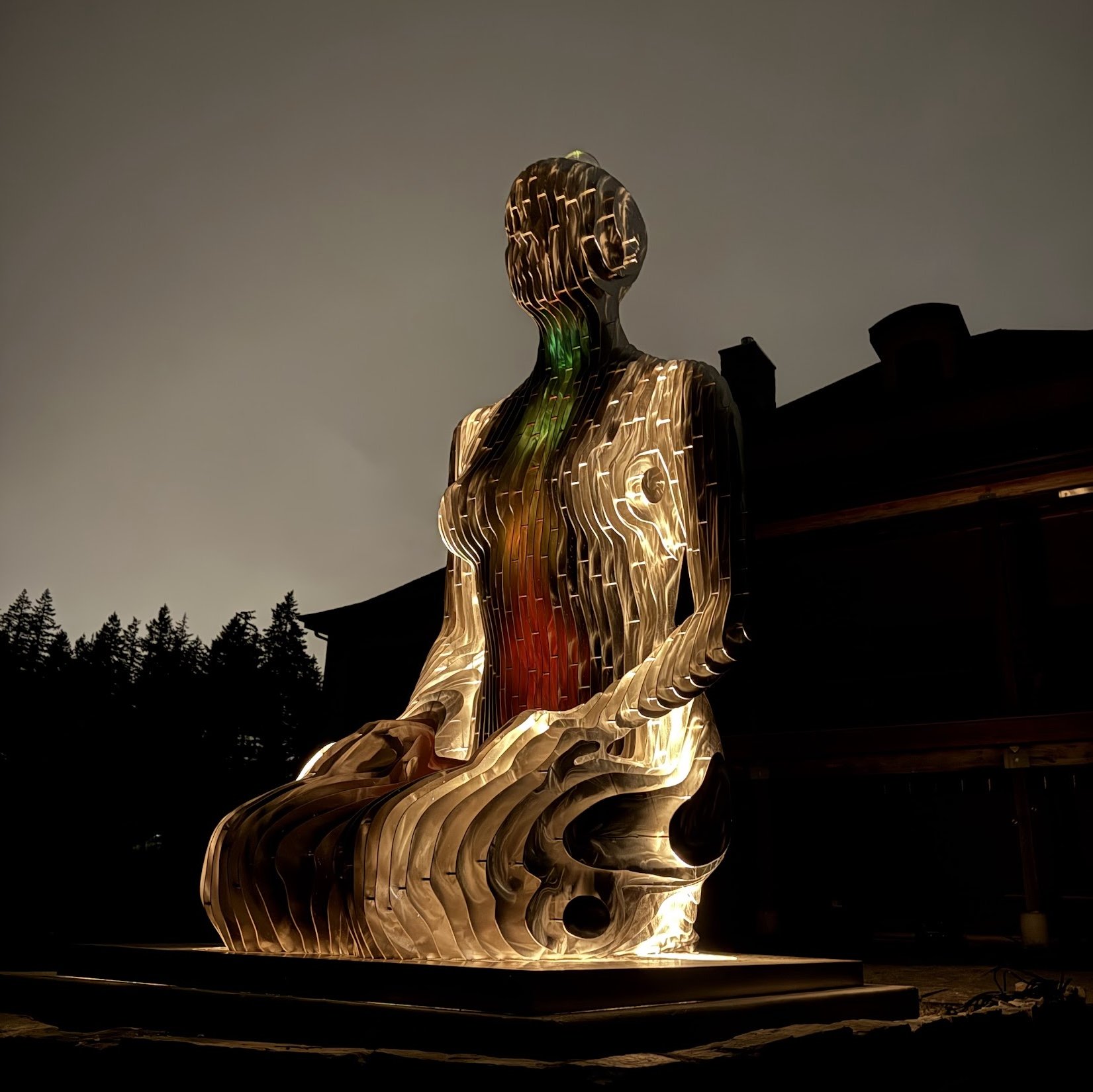 Seijaku, sculpture by Julian Voss-Andreae
